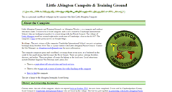 Desktop Screenshot of abingtoncampsite.org.uk